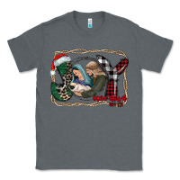 Charcoal Heather joy Christmas Classic Tee - CowhideDigitalArt