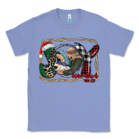 Colony Blue joy Christmas Classic Tee - CowhideDigitalArt