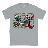 Heather Grey joy Christmas Classic Tee - CowhideDigitalArt