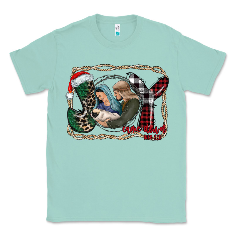 Joy Christmas Classic Tee by CowhideDigitalArt | Teevron