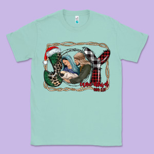 Joy Christmas Classic Tee Designed By Cowhidedigitalart