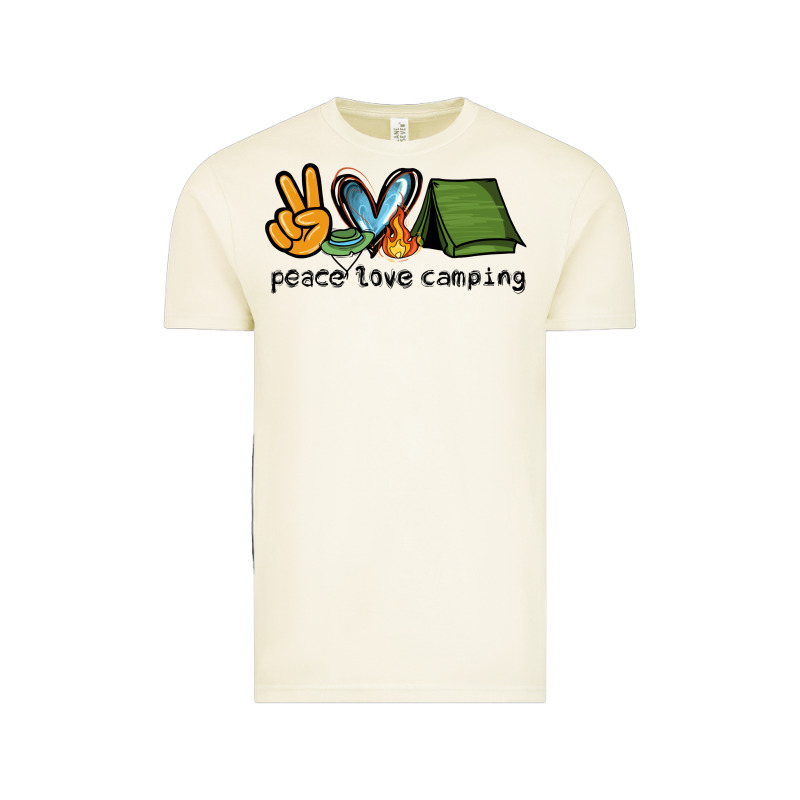 Peace Love Camping Vintage Tee by NancyCooperArtShop | Teevron