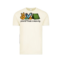 Vintage Arctic peace love camping Vintage Tee - NancyCooperArtShop