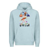 Blue Mist be the light Premium Hoodie - CowGirlArtShop