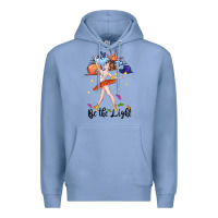 Colony Blue be the light Premium Hoodie - CowGirlArtShop