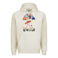Oatmeal Heather be the light Premium Hoodie - CowGirlArtShop