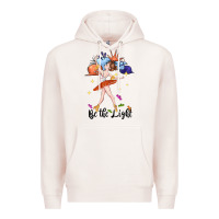 Pale Pink be the light Premium Hoodie - CowGirlArtShop