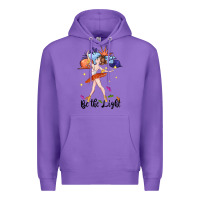 Purple be the light Premium Hoodie - CowGirlArtShop