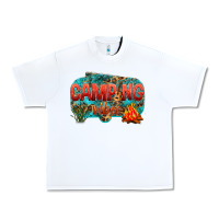 White camping vibes Urban Heavy Tee - NancyCooperArtShop