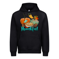 Black thankful pumpkins Urban Hoodie - BundleAndBundleShop