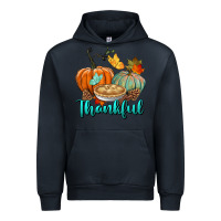 Navy thankful pumpkins Urban Hoodie - BundleAndBundleShop
