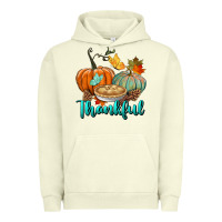 Pigment Pistachio thankful pumpkins Urban Hoodie - BundleAndBundleShop