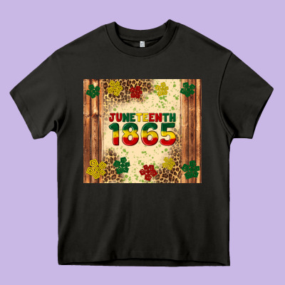 Juneteenth 1865 Heavy Core Tee Designed By Artiststas