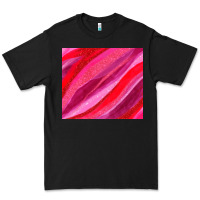 Black valentines day glitter and watercolor Premium Tee - AdoDesignShop