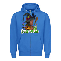 True Royal Boss witch afro Zipper Hoodie - NancyCooperArtShop