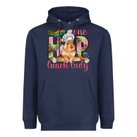 Navy One hip lunch lady Easter Day Heavyweight Hoodie - HowdyJamesFarm