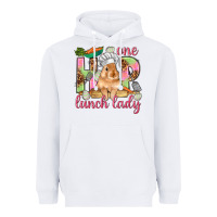 White One hip lunch lady Easter Day Heavyweight Hoodie - HowdyJamesFarm
