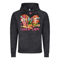 Vintage Black cupids favorite lunch lady Vintage Hoodie - MaliasSmallBusiness