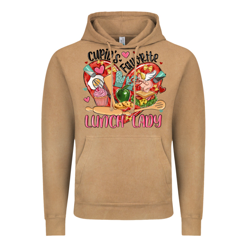 Cupids Favorite Lunch Lady Vintage Hoodie by MaliasSmallBusiness | Teevron