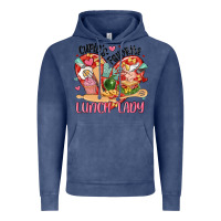 Vintage Denim cupids favorite lunch lady Vintage Hoodie - MaliasSmallBusiness