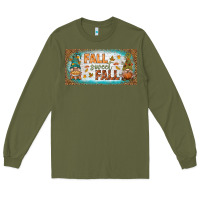 Army Green fall sweet fall license plate Long Sleeve Tee - BundleAndBundleShop