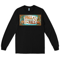 Black fall sweet fall license plate Long Sleeve Tee - BundleAndBundleShop