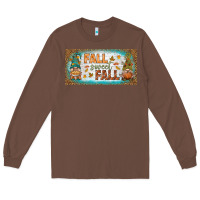Chestnut fall sweet fall license plate Long Sleeve Tee - BundleAndBundleShop