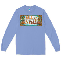 Colony Blue fall sweet fall license plate Long Sleeve Tee - BundleAndBundleShop
