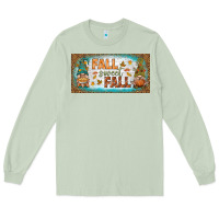 Matcha fall sweet fall license plate Long Sleeve Tee - BundleAndBundleShop