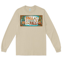 Mushroom fall sweet fall license plate Long Sleeve Tee - BundleAndBundleShop