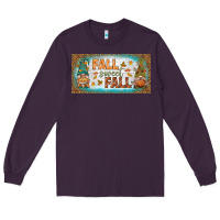 Plum fall sweet fall license plate Long Sleeve Tee - BundleAndBundleShop