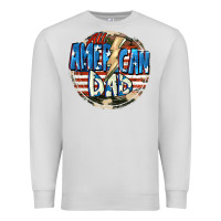 Dove Grey All american dad 4th of july Premium Sweatshirt - CowGirlArtShop