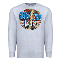 Heather Grey All american dad 4th of july Premium Sweatshirt - CowGirlArtShop