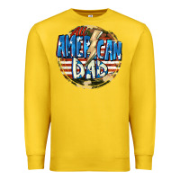 Lemon All american dad 4th of july Premium Sweatshirt - CowGirlArtShop
