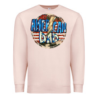 Pale Pink All american dad 4th of july Premium Sweatshirt - CowGirlArtShop