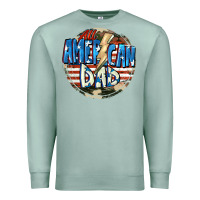 Seafoam All american dad 4th of july Premium Sweatshirt - CowGirlArtShop