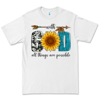 White with god all things are possible Premium Tee - Artiststas