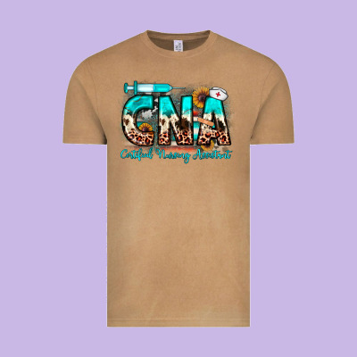 Cna Certified Nursing Assistant Vintage Tee Designed By Jahusdesignshop