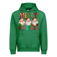 Emerald Merry christmas santa Urban Hoodie - FaDigitalArtStudio