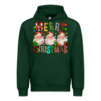 Forest Green Merry christmas santa Urban Hoodie - FaDigitalArtStudio