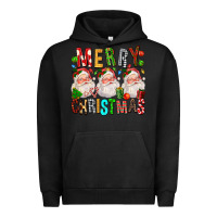 Pigment Black Merry christmas santa Urban Hoodie - FaDigitalArtStudio