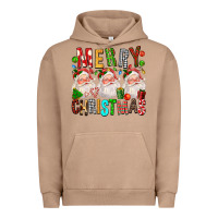 Pigment Burro Merry christmas santa Urban Hoodie - FaDigitalArtStudio