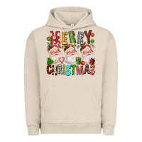 Pigment French Oak Merry christmas santa Urban Hoodie - FaDigitalArtStudio