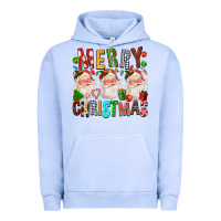 Pigment Grape Ice Merry christmas santa Urban Hoodie - FaDigitalArtStudio
