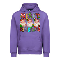 Tulip Merry christmas santa Urban Hoodie - FaDigitalArtStudio