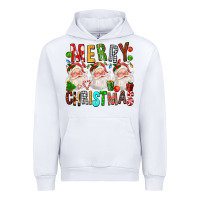 White Merry christmas santa Urban Hoodie - FaDigitalArtStudio