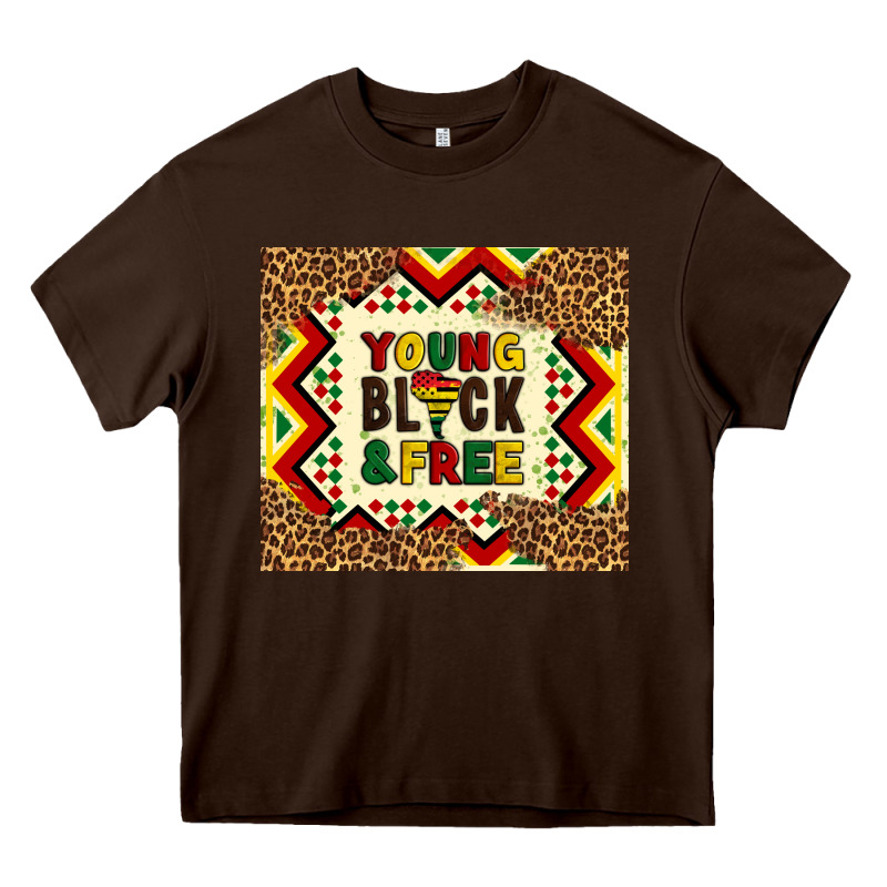Young Black And Free Heavy Core Tee by Artiststas | Teevron
