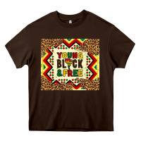 Chocolate Brown young black and free Heavy Core Tee - Artiststas