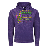Cloud Purple mardi gras parades beads french quarter beignets k Vintage Hoodie - MaliasSmallBusiness