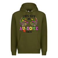 Army Green this guy an au some dad Premium Hoodie - CowGirlArtShop